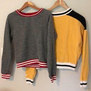 Retro Cropped Long Sleeve Tee Bundle